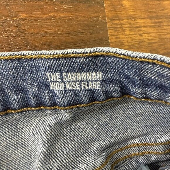 Kensie The Savanah High Rise Flare Light Wash Jeans sz 8 29 Denim wide leg 90s - Picture 6 of 8